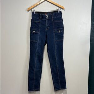 Indigo Poppy Classic Indigo Straight Leg Jeans